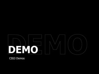 CSS3 Demos