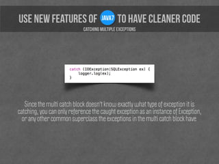 Java Exception Handling Best Practices - Improved Second Version