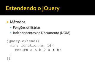 JavaScript ninja com jQuery