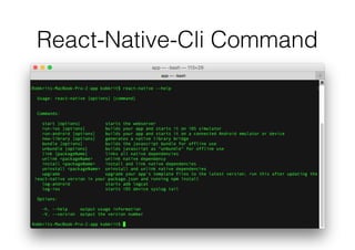 HomeBrew Installation
• Open Terminal (Click on Find icon on the top right
of the screen)
• Type “Terminal”
• Enter $ /usr/bin/ruby -e "$(curl -fsSL https://
raw.githubusercontent.com/Homebrew/install/
master/install)"
 