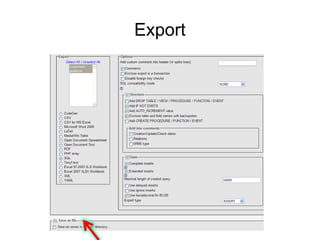 Export
 