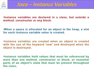  java programming basics - part ii
