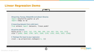 Machine Learning With Python | Machine Learning Algorithms | Machine Learning Tutorial | Simplilearn