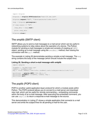 Socket Programming In Python